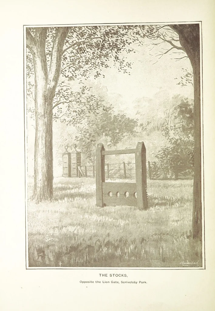 An illustration from Scrivelsby, the home of the Champions [i.e. the Dymokes, hereditary King's Champions]. With some account of the Marmion and Dymoke families. Illustrated, 1893, leaf 36