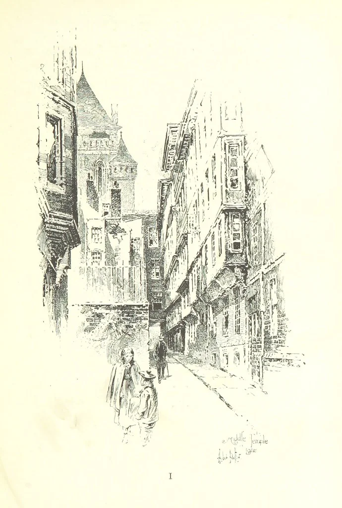 An illustration from The Inns of Court and Chancery ... New edition, 1895, leaf 131