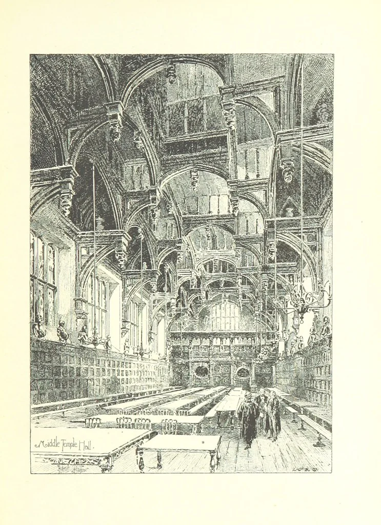 An illustration from The Inns of Court and Chancery ... New edition, 1895, leaf 165