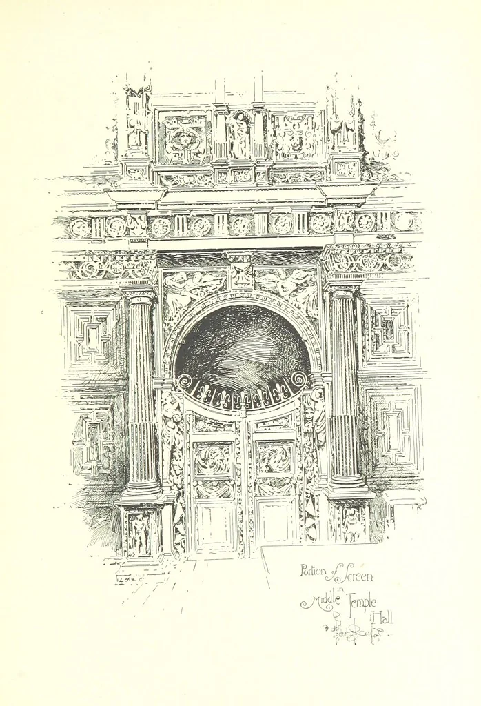An illustration from The Inns of Court and Chancery ... New edition, 1895, leaf 169