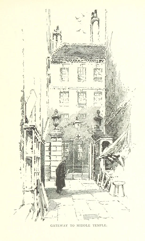 An illustration from The Inns of Court and Chancery ... New edition, 1895, leaf 175