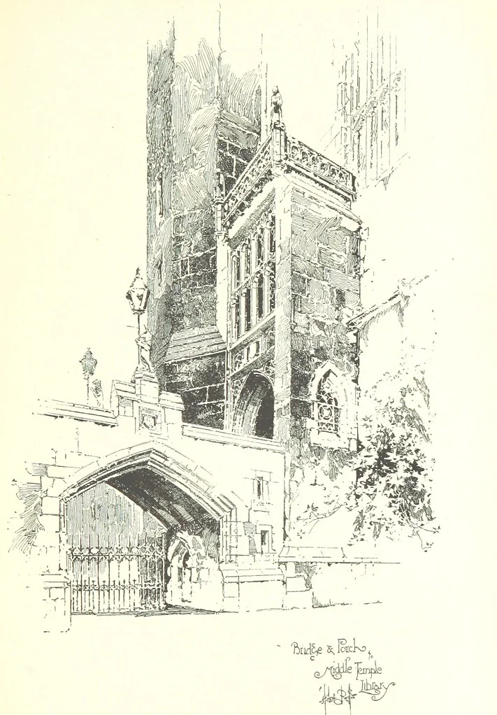 An illustration from The Inns of Court and Chancery ... New edition, 1895, leaf 181