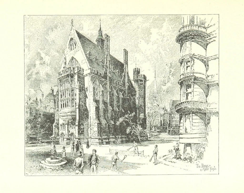 An illustration from The Inns of Court and Chancery ... New edition, 1895, leaf 185