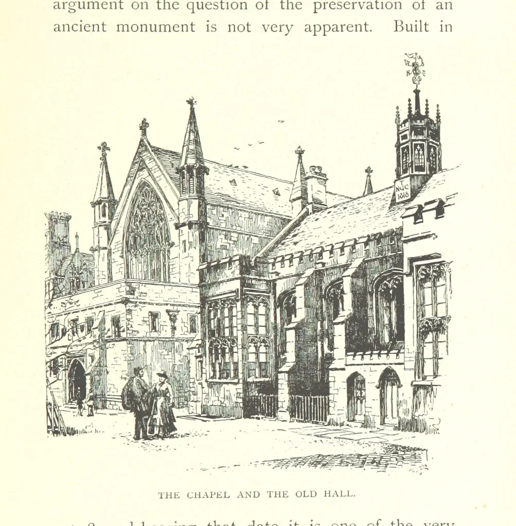 An illustration from The Inns of Court and Chancery ... New edition, 1895, leaf 193