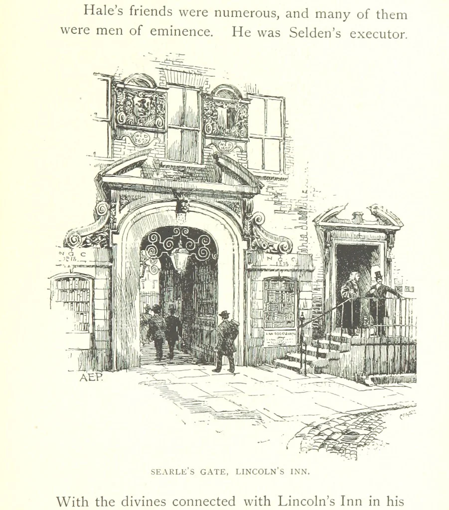 An illustration from The Inns of Court and Chancery ... New edition, 1895, leaf 237