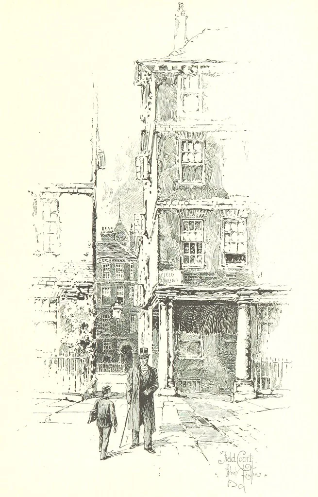 An illustration from The Inns of Court and Chancery ... New edition, 1895, leaf 247