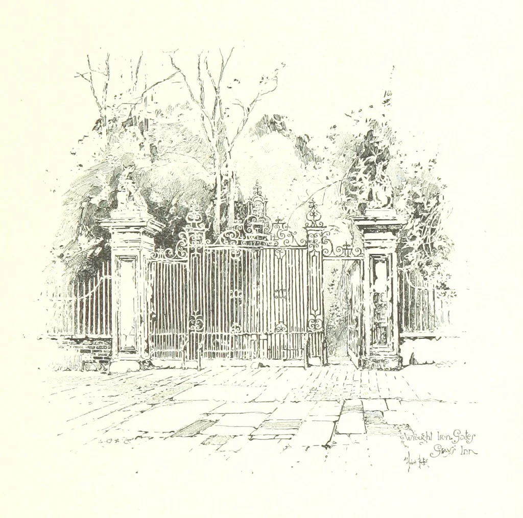 An illustration from The Inns of Court and Chancery ... New edition, 1895, leaf 263