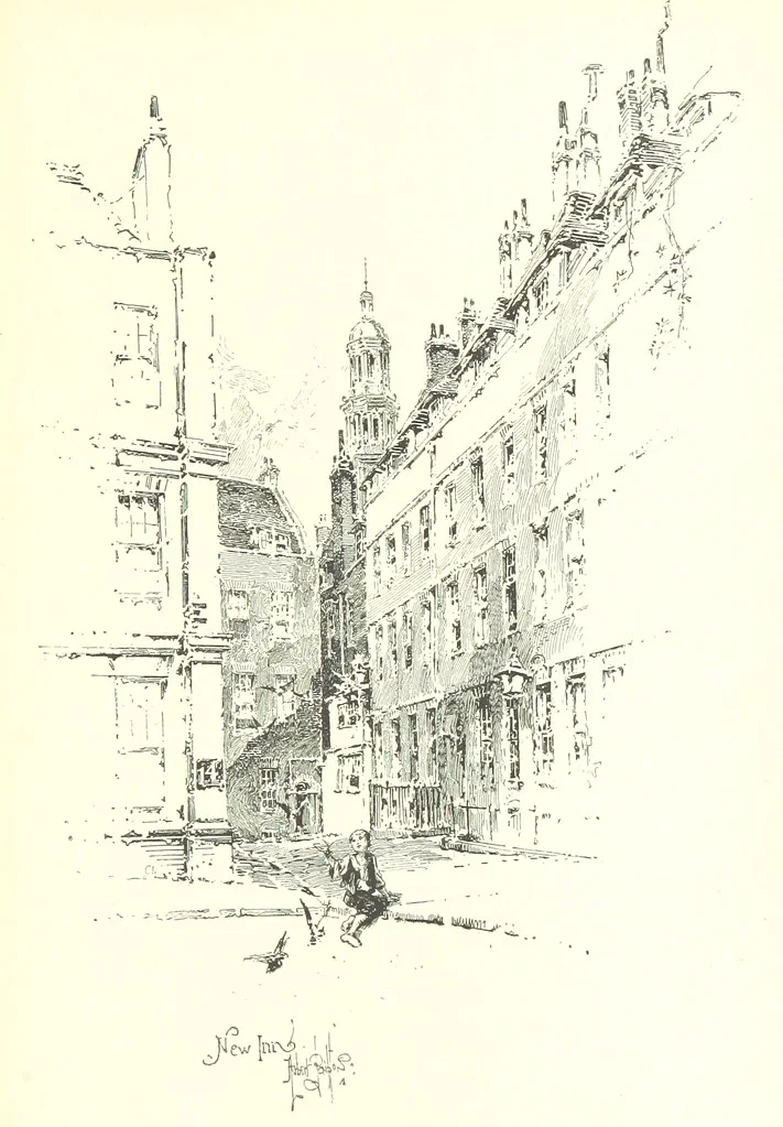 An illustration from The Inns of Court and Chancery ... New edition, 1895, leaf 273