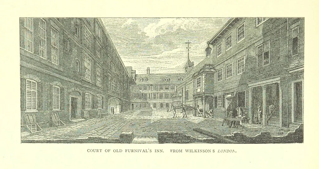 An illustration from The Inns of Court and Chancery ... New edition, 1895, leaf 281