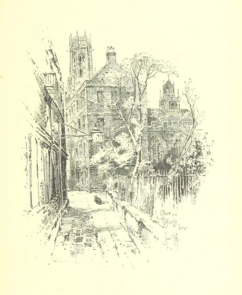 An illustration from The Inns of Court and Chancery ... New edition, 1895, leaf 285