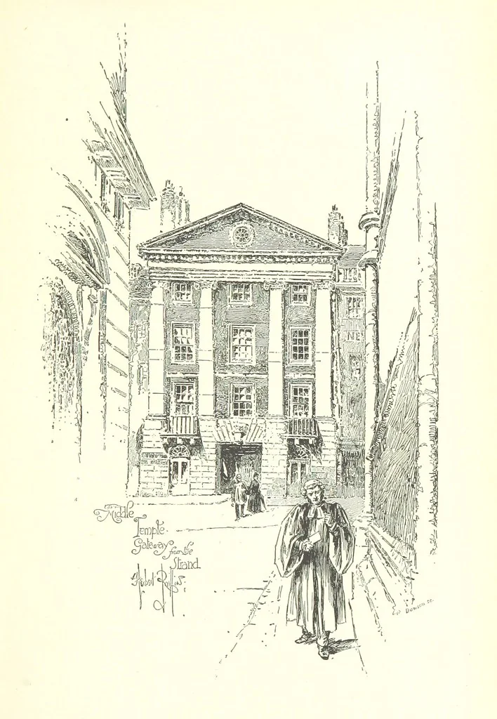 An illustration from The Inns of Court and Chancery ... New edition, 1895, leaf 29