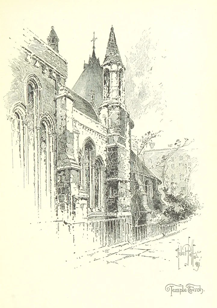 An illustration from The Inns of Court and Chancery ... New edition, 1895, leaf 39