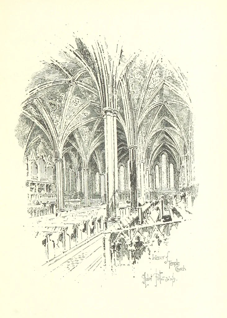 An illustration from The Inns of Court and Chancery ... New edition, 1895, leaf 57