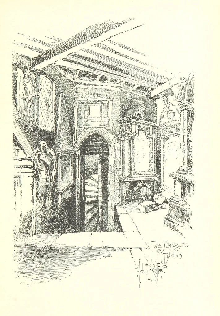 An illustration from The Inns of Court and Chancery ... New edition, 1895, leaf 61