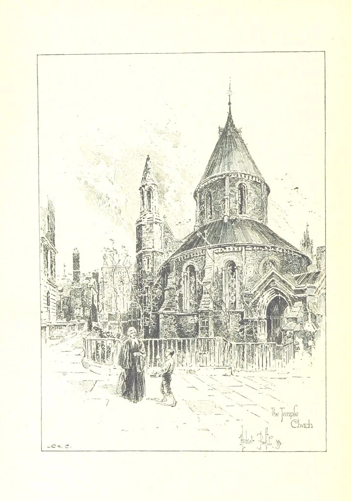 An illustration from The Inns of Court and Chancery ... New edition, 1895, leaf 8