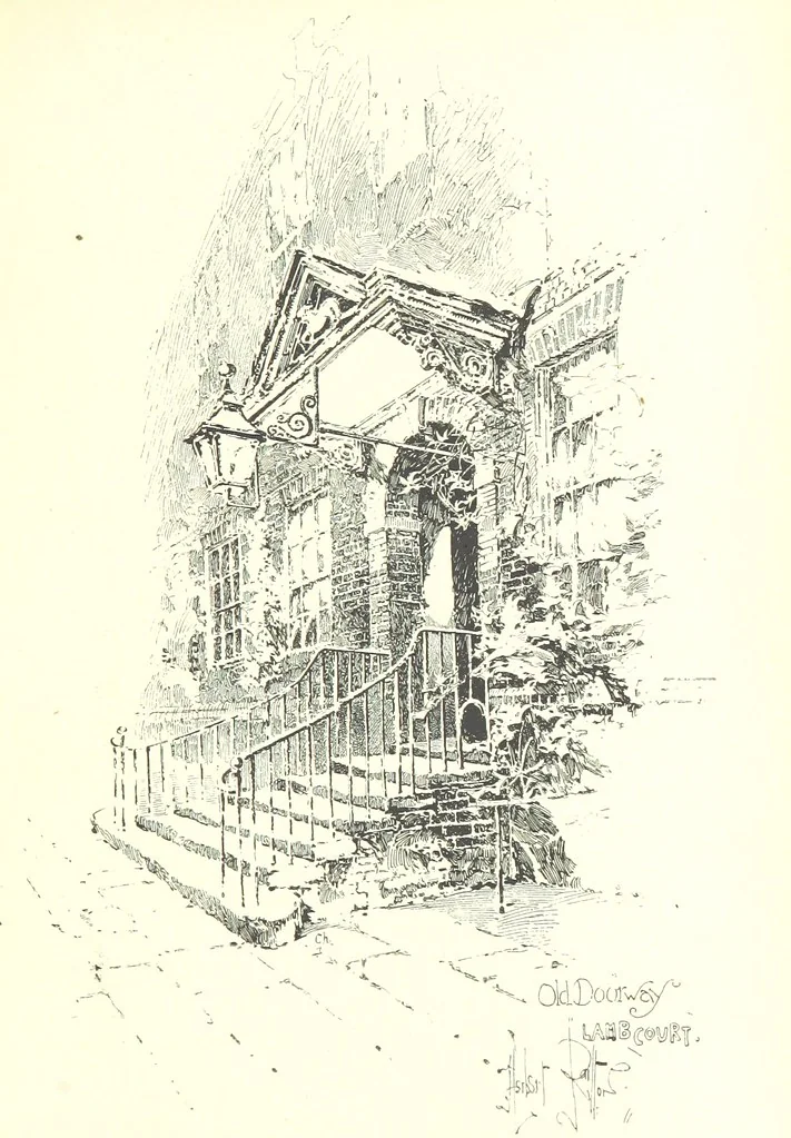 An illustration from The Inns of Court and Chancery ... New edition, 1895, leaf 95