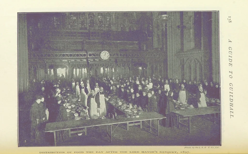 An illustration from A Guide to the Guildhall of the City of London. Together with a short account of its historic associations, and the municipal work carried on therein ... Compiled by John James Baddeley, 1898, leaf 148