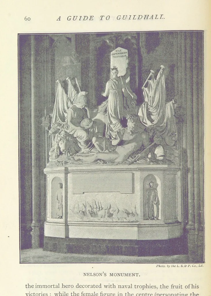 An illustration from A Guide to the Guildhall of the City of London. Together with a short account of its historic associations, and the municipal work carried on therein ... Compiled by John James Baddeley, 1898, leaf 70