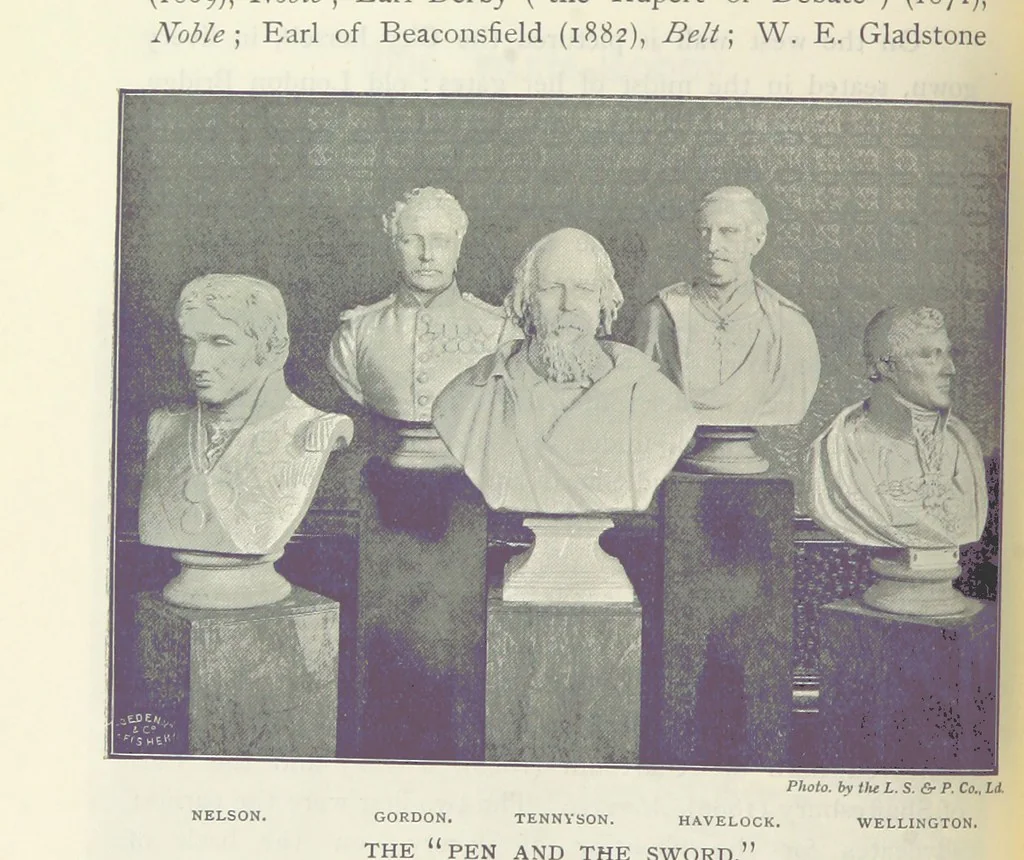 An illustration from A Guide to the Guildhall of the City of London. Together with a short account of its historic associations, and the municipal work carried on therein ... Compiled by John James Baddeley, 1898, leaf 86