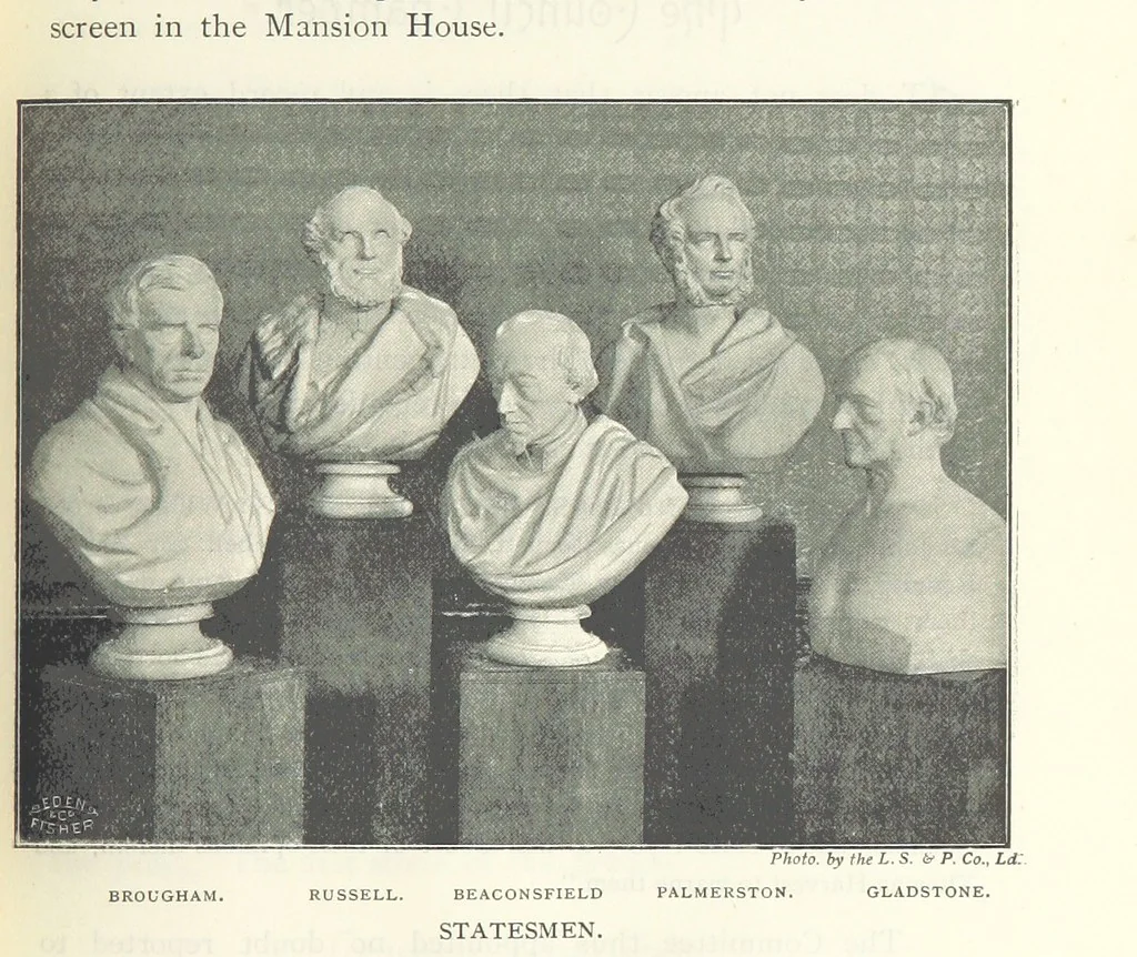 An illustration from A Guide to the Guildhall of the City of London. Together with a short account of its historic associations, and the municipal work carried on therein ... Compiled by John James Baddeley, 1898, leaf 87