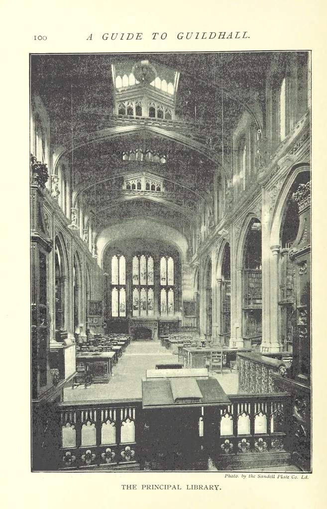 An illustration from A Guide to the Guildhall of the City of London ... Compiled by John James Baddeley, 1898, leaf 108