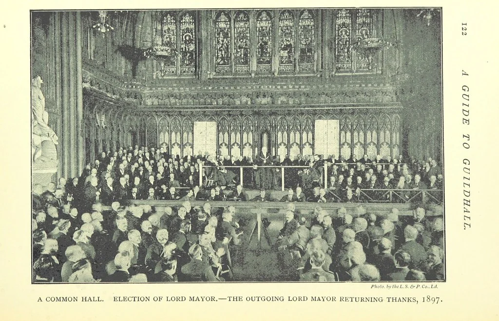 An illustration from A Guide to the Guildhall of the City of London ... Compiled by John James Baddeley, 1898, leaf 130