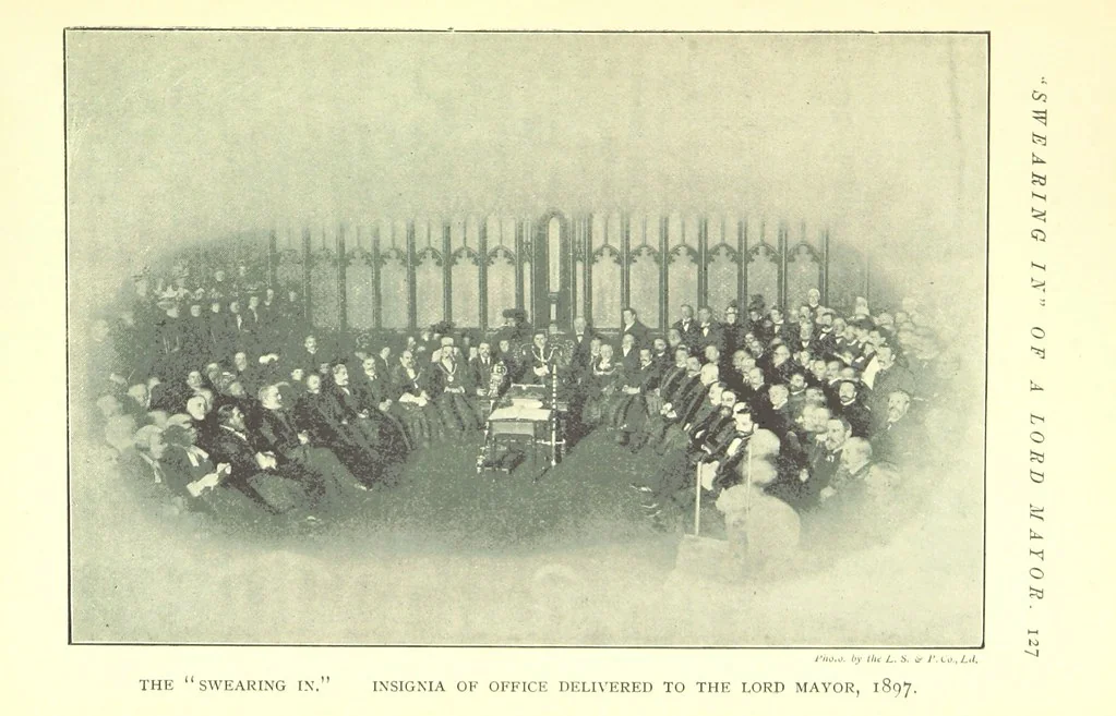 An illustration from A Guide to the Guildhall of the City of London ... Compiled by John James Baddeley, 1898, leaf 135