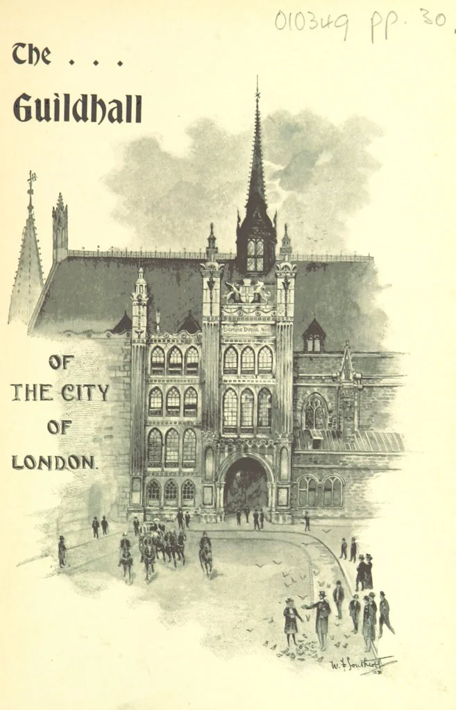 An illustration from A Guide to the Guildhall of the City of London ... Compiled by John James Baddeley, 1898, leaf 7