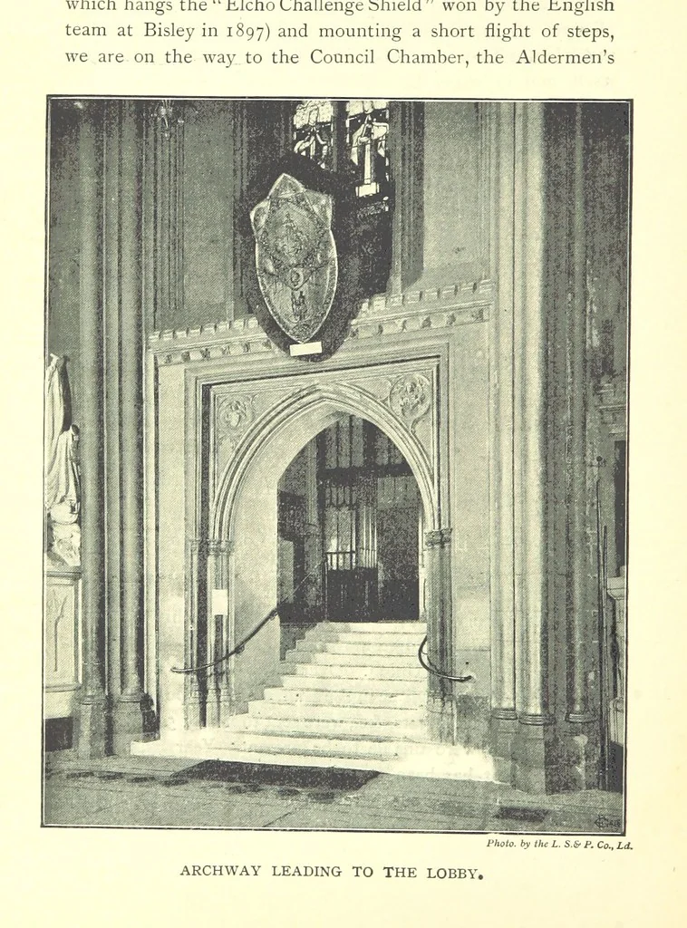 An illustration from A Guide to the Guildhall of the City of London ... Compiled by John James Baddeley, 1898, leaf 80