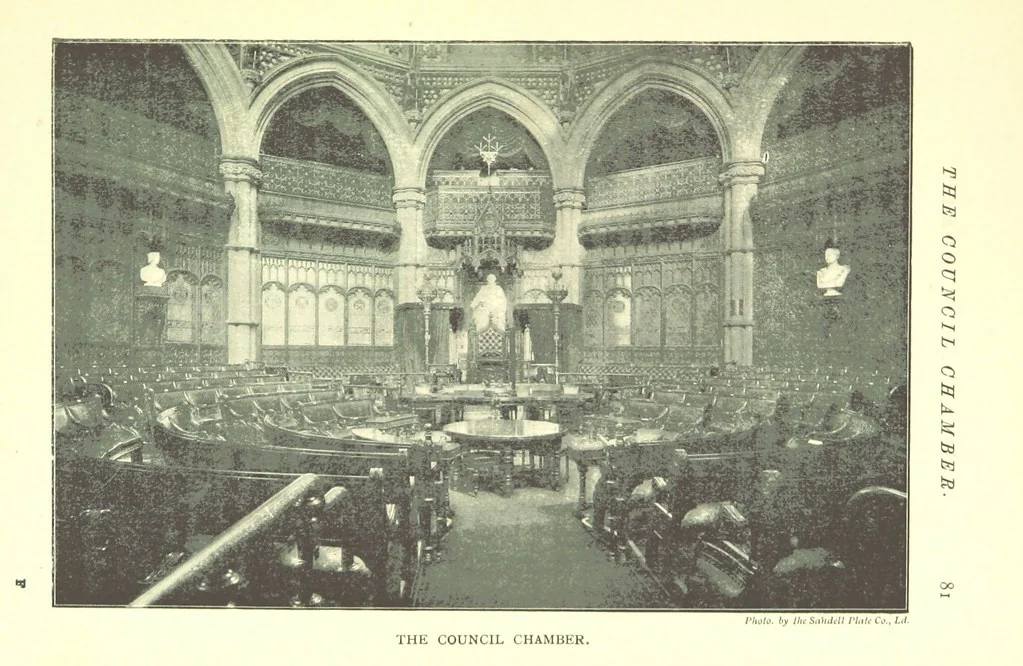 An illustration from A Guide to the Guildhall of the City of London ... Compiled by John James Baddeley, 1898, leaf 89