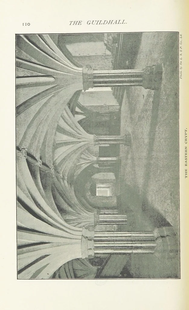 An illustration from The Guildhall of the City of London ... Compiled by John James Baddeley ... Second edition, 1899, leaf 118