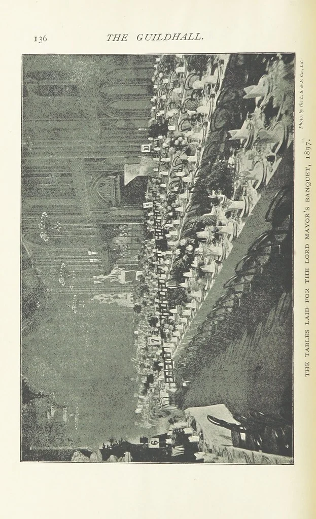 An illustration from The Guildhall of the City of London ... Compiled by John James Baddeley ... Second edition, 1899, leaf 144