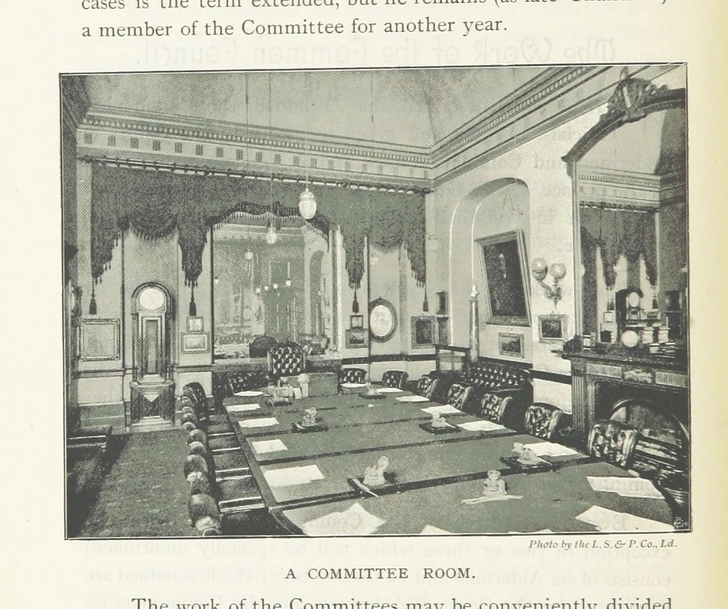 An illustration from The Guildhall of the City of London ... Compiled by John James Baddeley ... Second edition, 1899, leaf 172