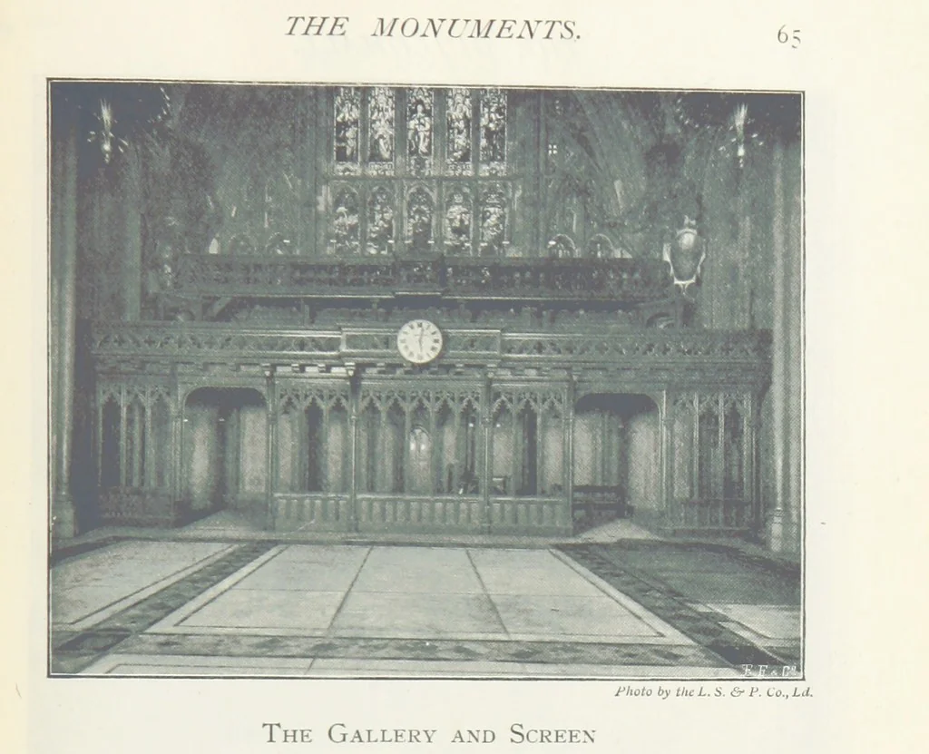 An illustration from The Guildhall of the City of London ... Compiled by John James Baddeley ... Second edition, 1899, leaf 73