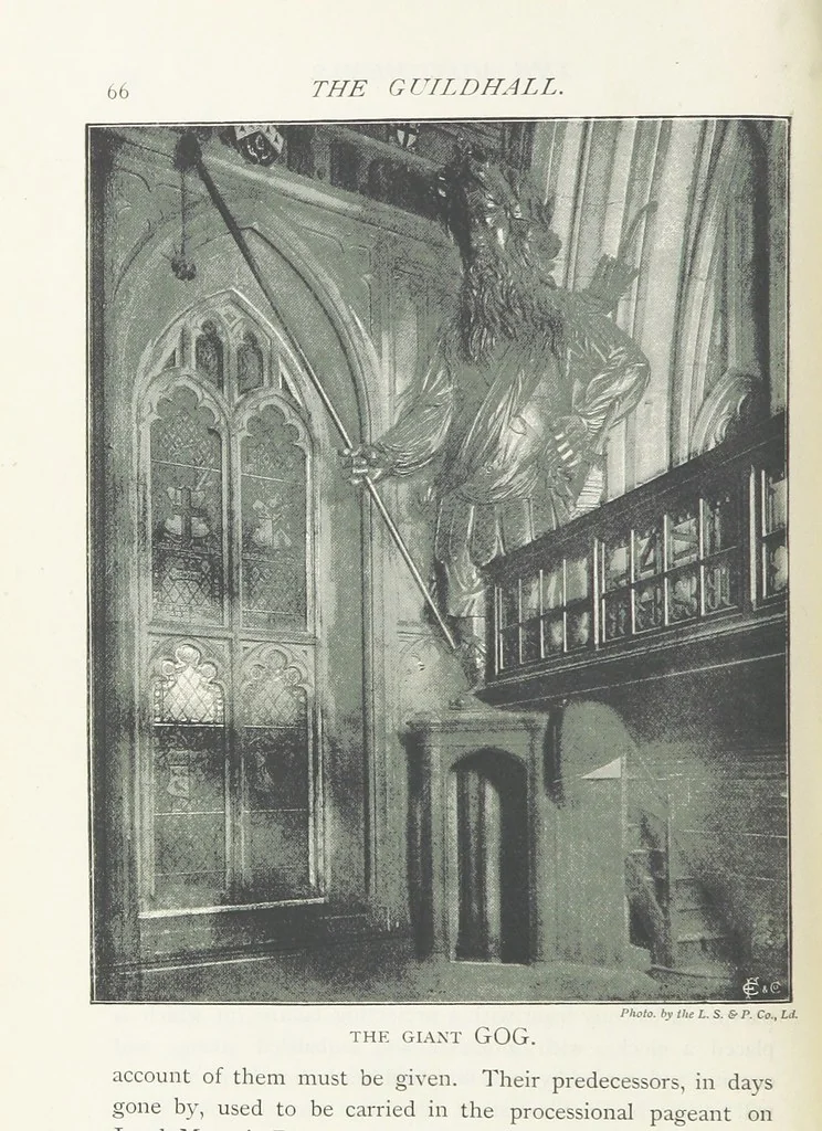 An illustration from The Guildhall of the City of London ... Compiled by John James Baddeley ... Second edition, 1899, leaf 74