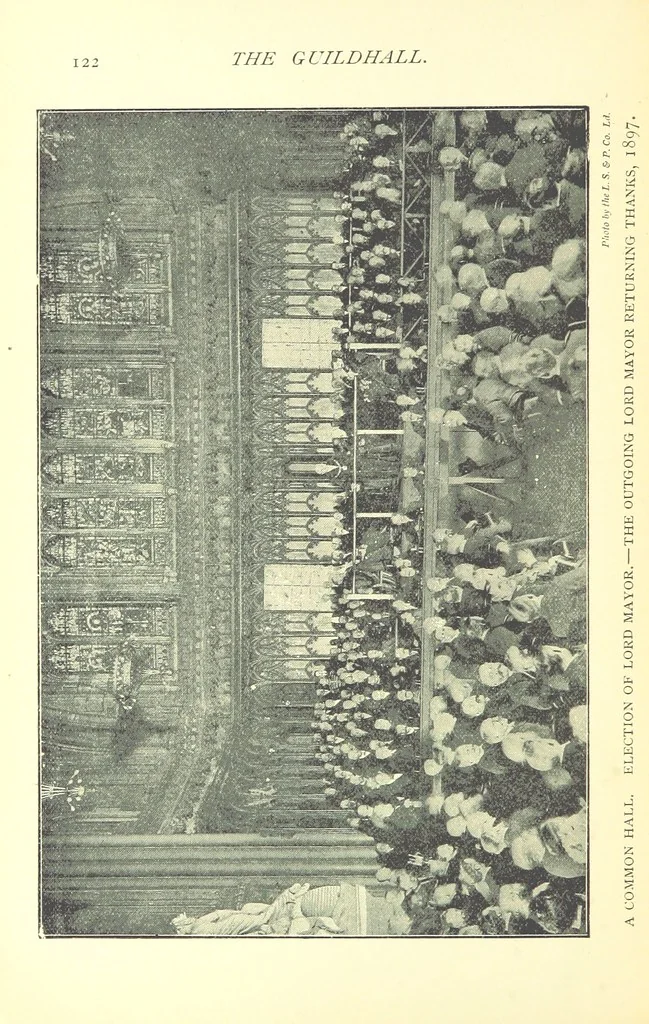 An illustration from The Guildhall of the City of London, etc, 1899, leaf 126
