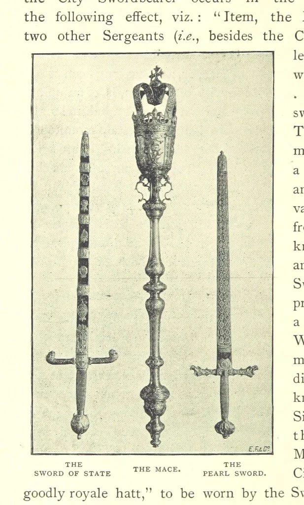 An illustration from The Guildhall of the City of London, etc, 1899, leaf 134