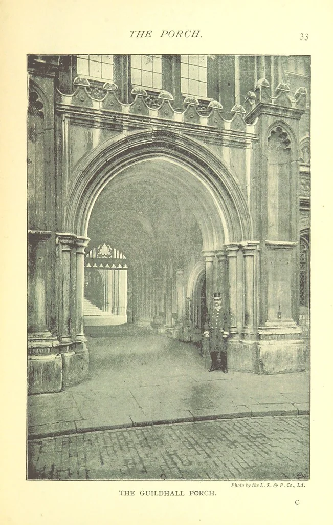 An illustration from The Guildhall of the City of London, etc, 1899, leaf 37