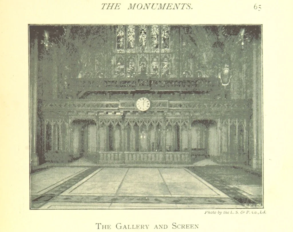 An illustration from The Guildhall of the City of London, etc, 1899, leaf 69