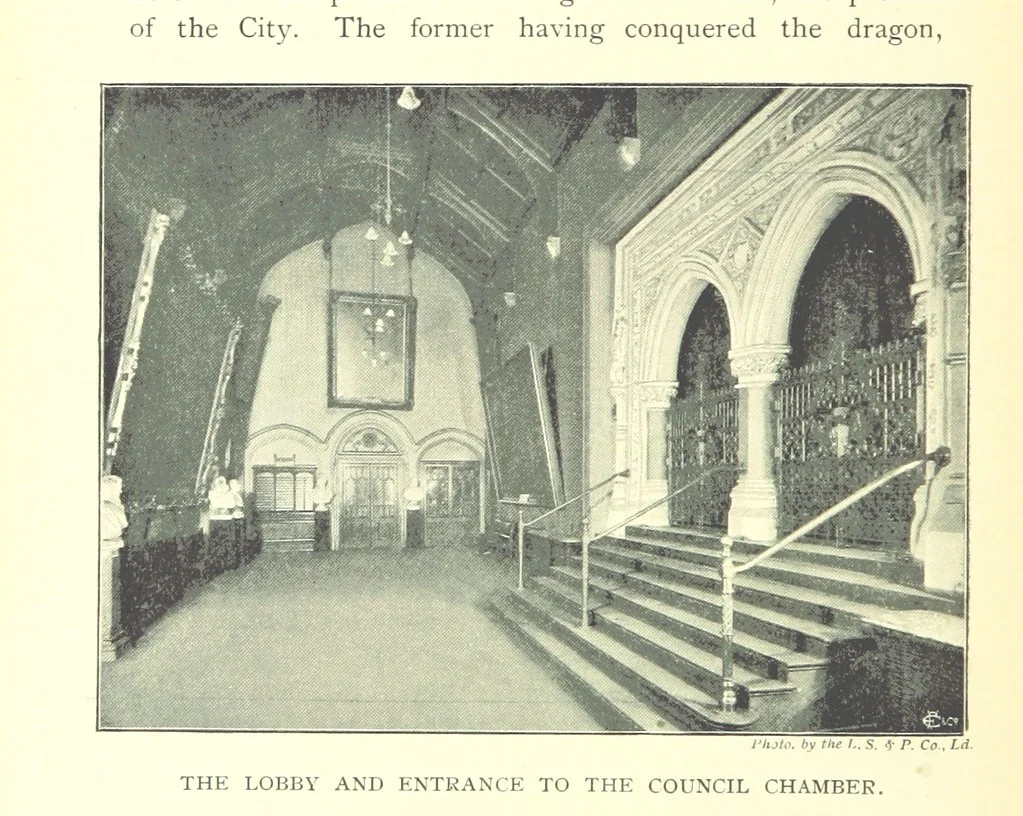 An illustration from The Guildhall of the City of London, etc, 1899, leaf 78