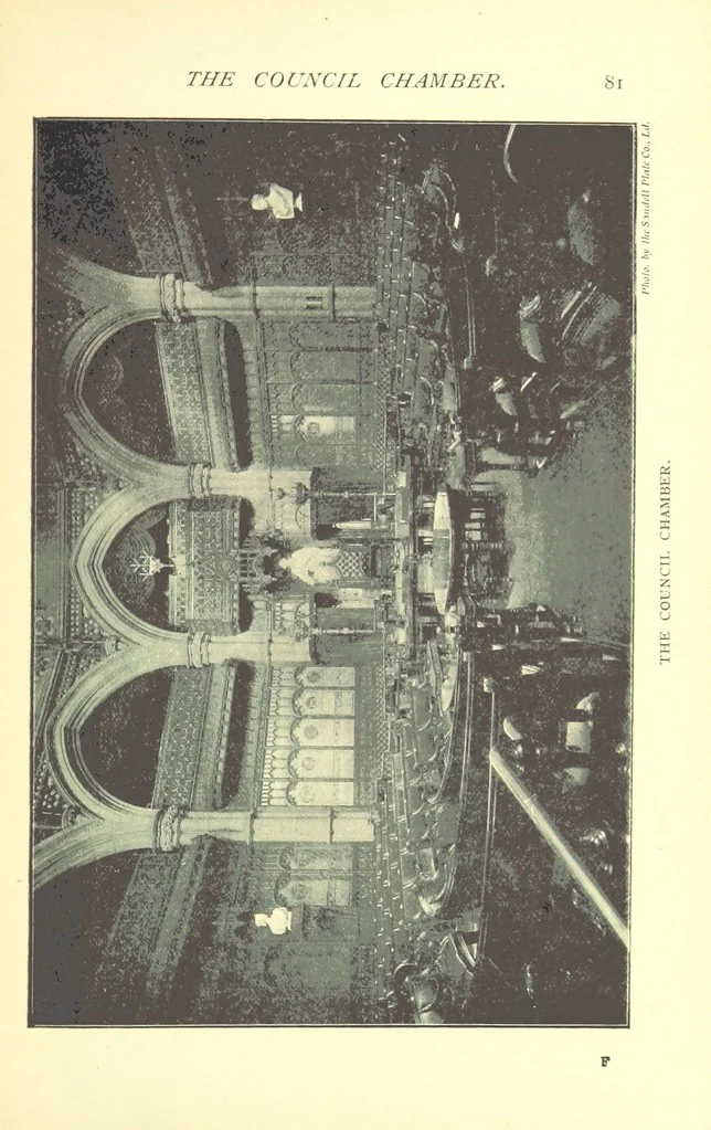 An illustration from The Guildhall of the City of London, etc, 1899, leaf 85