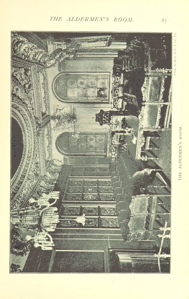 An illustration from The Guildhall of the City of London, etc, 1899, leaf 91