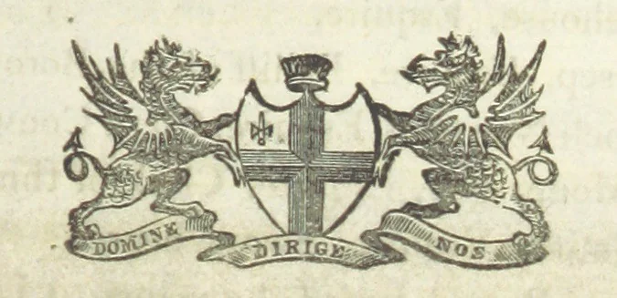 An illustration from Minutes of the proceedings of the Court of Common Council, 1823(-1845), 1824, leaf 203
