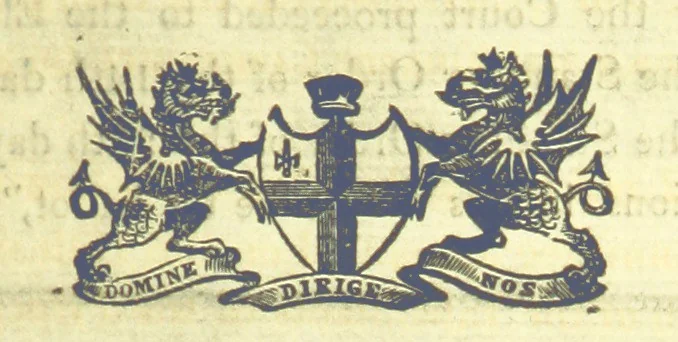 An illustration from Minutes of the proceedings of the Court of Common Council, 1823(-1845), 1824, leaf 19