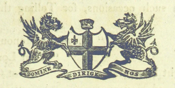 An illustration from Minutes of the proceedings of the Court of Common Council, 1823(-1845), 1824, leaf 195
