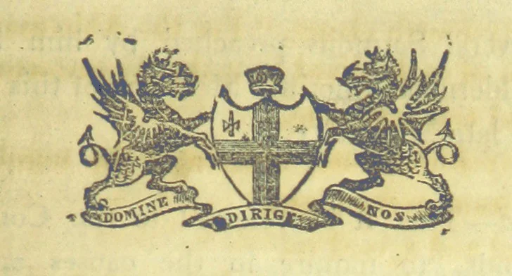An illustration from Minutes of the proceedings of the Court of Common Council, 1823(-1845), 1824, leaf 329