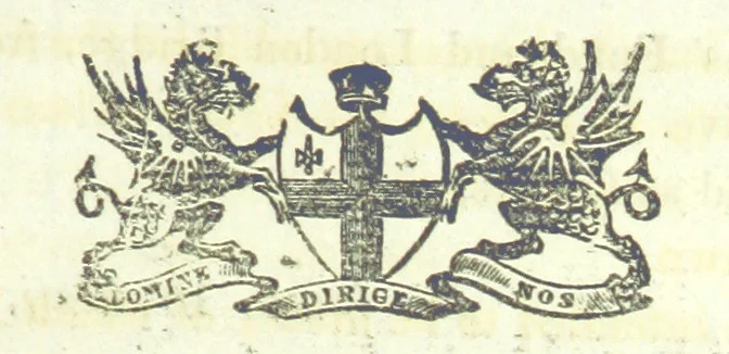 An illustration from Minutes of the proceedings of the Court of Common Council, 1823(-1845), 1824, leaf 595