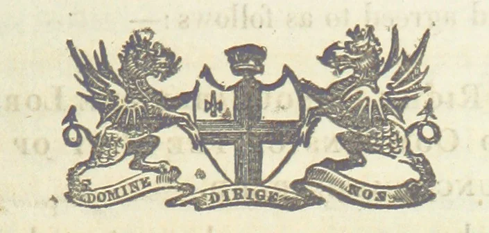 An illustration from Minutes of the proceedings of the Court of Common Council, 1823(-1845), 1824, leaf 157
