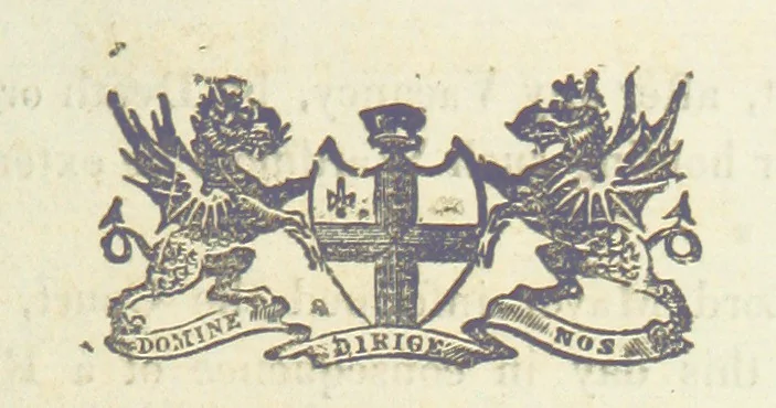 An illustration from Minutes of the proceedings of the Court of Common Council, 1823(-1845), 1824, leaf 173