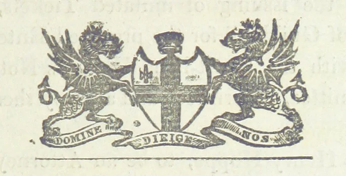 An illustration from Minutes of the proceedings of the Court of Common Council, 1823(-1845), 1824, leaf 257